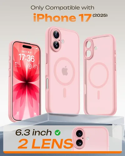 Miniatura 157 de TOCOL Funda para iPhone 11, compatible con Magsafe, protección completa de cámara, imanes integrados, protección contra caídas, funda translúcida