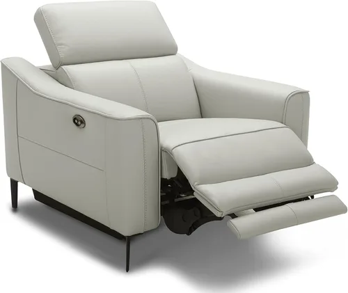 Miniatura 5 de Limari Home Felixen Collection - Juego de sofá de cuero moderno, sofá biplaza y sillón de 3 piezas con reclinadores eléctricos y reposacabezas