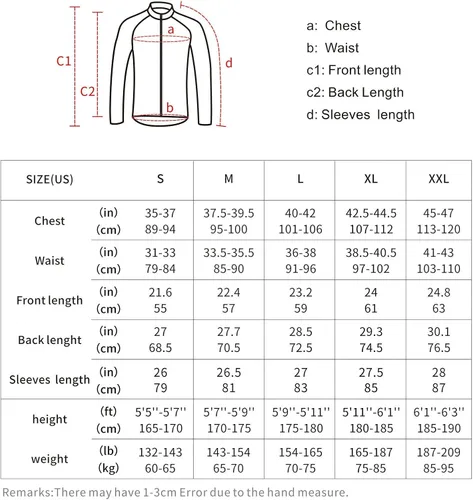 Miniatura 6 de BERGRISAR Camisetas básicas de ciclismo para hombre, manga larga, camisa de bicicleta con bolsillos con cremallera BG012