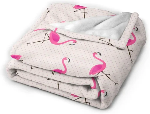 Miniatura 2 de Manta de bebé de flamencos rosados, ultra suave, para todas las estaciones, cálida, ligera, acogedora manta de felpa para el hogar, dormitorio