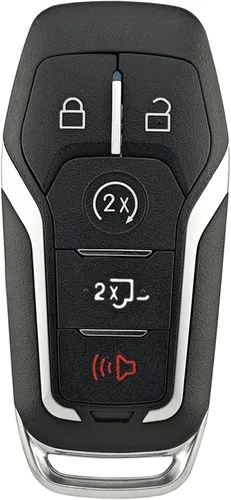 Funda de repuesto para llavero Ford F150 F250 2015 2016 2017 FCC ID:M3N-A2C31243300 P/N:164-R8117 Control remoto de entrada sin llave 5 botones