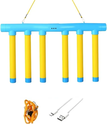 Juego de Desafío de Bastón Reflectante, Juguete de Entrenamiento de Reflejos de Coordinación Ojo-Mano, 3 Modos de Velocidad Ajustables, Juego de Azul