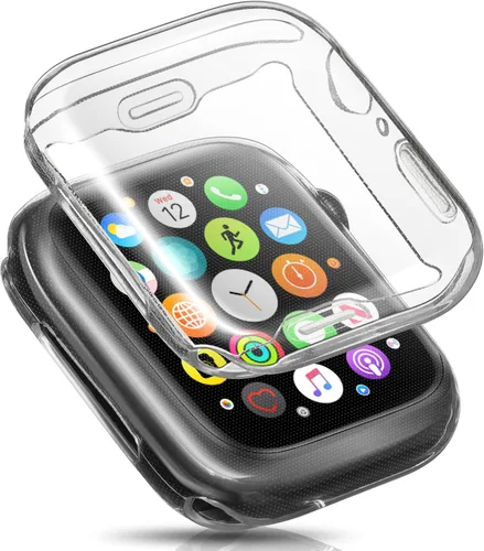 ORIbox Funda ultradelgada compatible con Apple Watch Series 6, Apple Watch Series 5, Apple Watch Series 4, Apple Watch SE, TPU HD F3000001