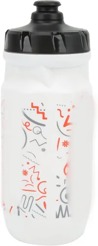 BORDSTRACT Botella de agua deportiva, 18.6 fl oz/18 oz, botella de agua exprimible con diseño atlético, botella de agua a prueba de fugas sin BPA