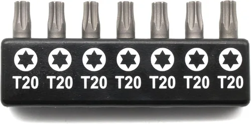 Miniatura 36 de TMAX Juego de puntas de destornillador de cabeza de estrella T6 Torx de 25 piezas, acero S2 de 6 puntos T-6 puntas de inserción de destornillador