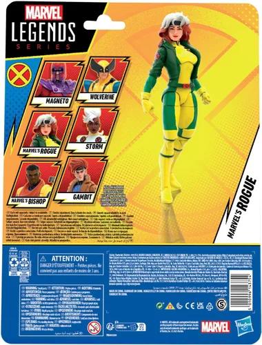 Miniatura 3 de Marvel Legends Series Rogue, X-Men '97 Figuras de acción coleccionables de 6 pulgadas