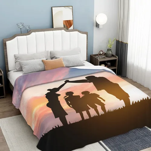 Miniatura 6 de Manta personalizada con fotos, texto, Manta de franela personalizada con imagen, para regalos de cumpleaños de adultos o niños, Navidad, Noche