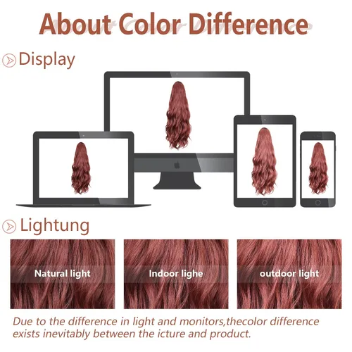Miniatura 246 de Extensiones de cola de caballo de cabello rubio, extensiones de cola de caballo para mujer, pinza de extensiones de cabello rizado de 12 pulgadas