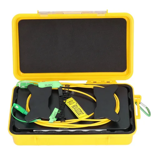 Miniatura 5 de Caja de cable de lanzamiento, 3,280.8 ft SCAPC a SCAPC OTDR Caja de cable Herramienta de prueba de fibra óptica Prueba de material de fibra