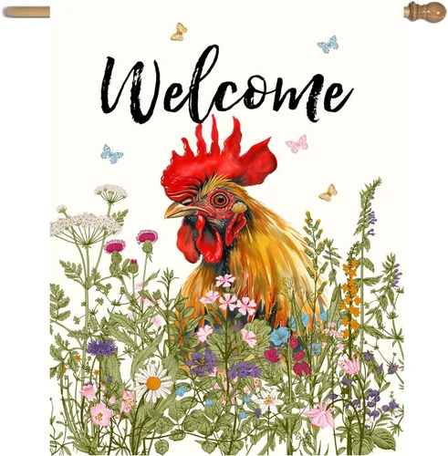 Miniatura 70 de Banderas de Jardín de Abeja de Verano para Exterior Disculpen las Malezas, Estamos Alimentando a las Abejas, Letrero de Patio, Sin Corte de Césped