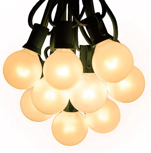 Miniatura 9 de Hometown Evolution, Inc. White Pearl - Guirnalda de luces para patio al aire libre