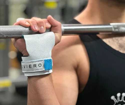 Miniatura 2 de Woddies - Puños de gimnasia para crossfit, dominadas, levantamiento de pesas, cuero suave, ajuste cómodo, agarre WOD duradero para adultos