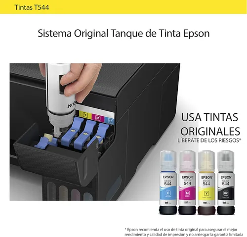 Miniatura 5 de Epson EcoTank T544 T544220 - Botella de tinta original cian