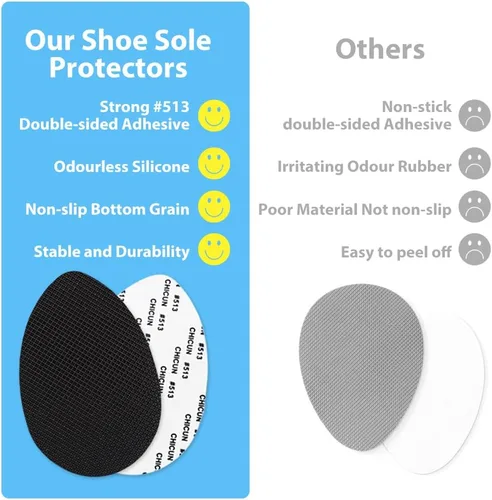 Miniatura 2 de Dr. Shoesert Almohadillas antideslizantes para zapatos, protectores adhesivos para suela de zapatos, tacones altos antideslizantes para zapatos