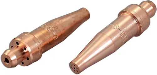 Miniatura 10 de RIVERWELD Puntas de corte de acetileno 3-101 tamaño 1 y 1-3-101 para linterna cortadora de oxígeno oxy oxyfuel estilo Victor, paquete de 2