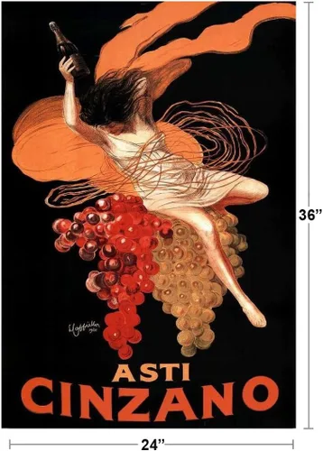 Miniatura 3 de Póster Asti Cinzano de Leonetto Cappiello Licor French Nouveau Cool Wall Art Poster 24x36