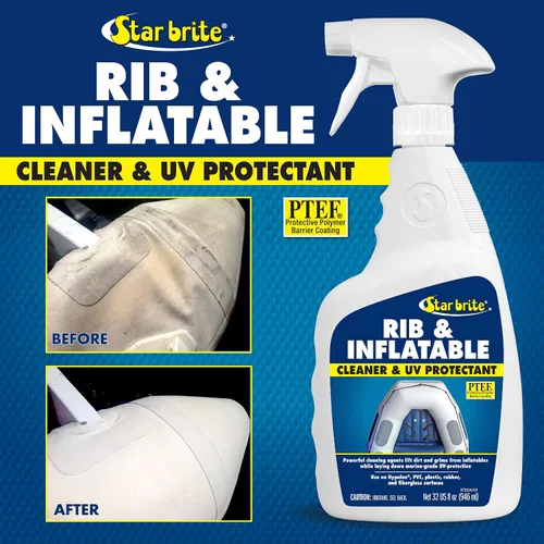 Miniatura 3 de STAR BRITE Limpiador de barcos inflable y protector UV, elimina la suciedad, la mugre y restaura el color mientras protege contra depósitos de sal