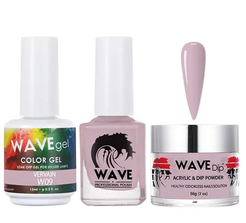 Miniatura 212 de WAVEGEL - Juego de gel de remojo, laca de uñas y polvo acrílico a juego - Colección Simplicity - #P109 Blizzard