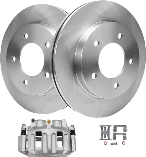 Miniatura 29 de Detroit Axle - 4WD - Rotores de disco delantero de 13.031 in de repuesto para Ford Excursion F-250 F-350 Super Duty 1999-2004 - Juego de 3 piezas