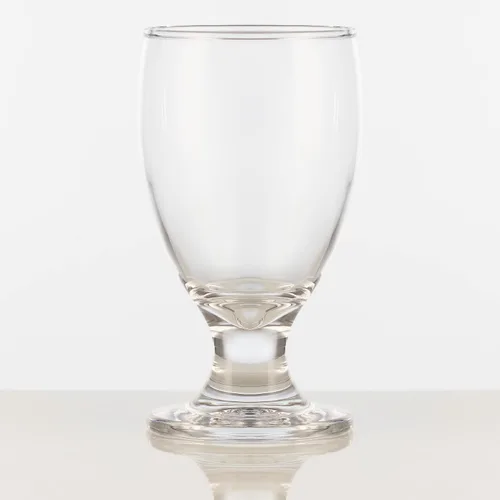 Miniatura 8 de Juego de 4 copas de vino tinto y blanco de 10 onzas, tallo corto, copas de banquete con tallo de cristal, taza de jugo de té helado para fiestas