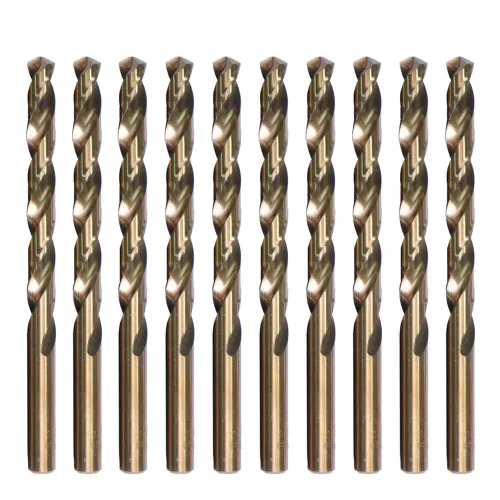 Miniatura 10 de Brocas de cobalto de 1/2 pulgada (5 unidades), juego de brocas de acero de alta velocidad M35 para metal endurecido, acero inoxidable, hierro