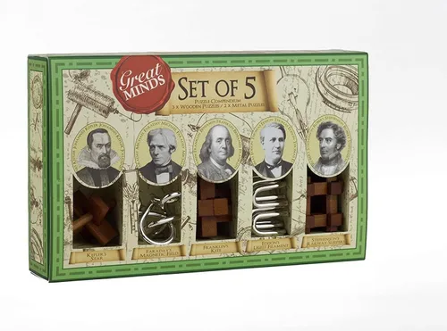 Miniatura 2 de Professor Puzzle Great Minds - Juego de 5 (hombre)