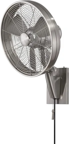 Miniatura 3 de Minka-Aire F307-BN, Anywhere Ventilador de techo oscilante de 16 pulgadas, acabado de níquel cepillado con cuchillas plateadas