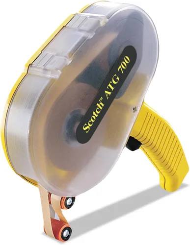 Miniatura 5 de Scotch ATG 700 aplicador de adhesivo, dispensa 1/2 y 3/4 de rollos ATG anchos, Paquete de 1, Amarillo, 1
