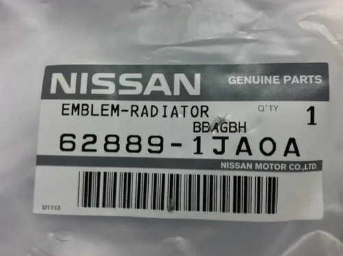 Miniatura 3 de Nissan Nuevo emblema de parrilla frontal OEM, se adapta a muchos modelos, incluyendo Altima, Murano, Rogue y Quest, consulta la lista a continuación