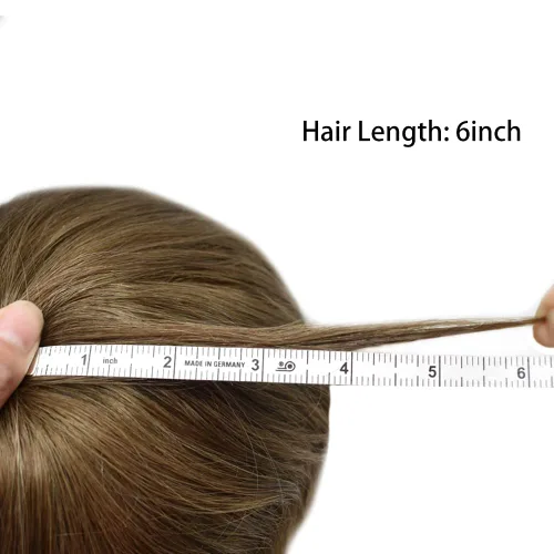Miniatura 7 de Sistema de repuesto de cabello humano europeo con encaje frontal suizo para hombre, tupé para hombre, pieza de cabello, nudo blanqueado, línea #17
