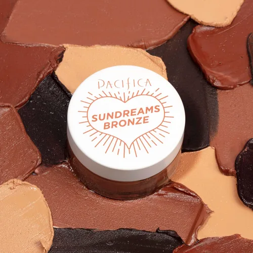 Miniatura 10 de Pacifica Bronzer - Sun Dreams - Resaltador en crema bronceadora mate, contorno hidratante y edificable con extractos florales, sin talco, vegano