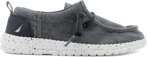Miniatura 2 de Nautica Mocasines cómodos para niños y jóvenes, zapatos náuticos con cordones, ligeros, casuales, elásticos, para niños pequeños y grandes, Rushford