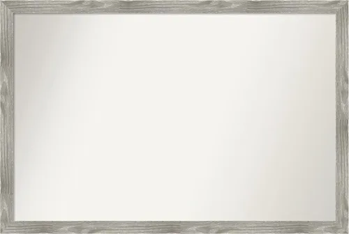 Miniatura 226 de Amanti Art Espejo personalizado, espejo de baño gris plomo a rayas, espejo de pared o espejo de tocador de baño sobre el fregadero