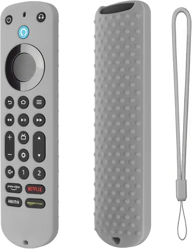 Miniatura 8 de Funda de silicona para Voice Remote Pro 2022, funda de silicona para control remoto por voz Pro 2022 con cordón (negro)