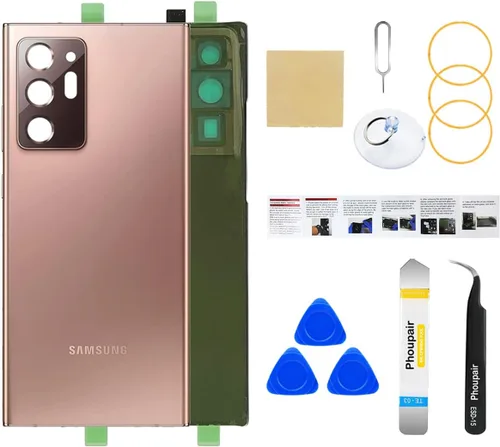 Miniatura 33 de Reemplazo de cristal trasero para Samsung Galaxy S24 con kit de herramientas de reparación profesional (Amber Yellow)
