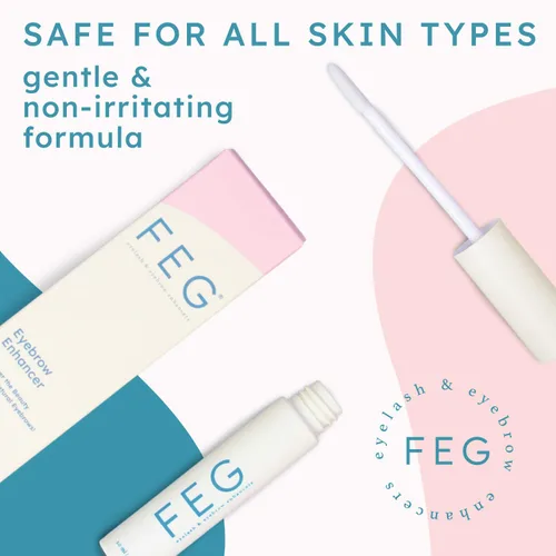 Miniatura 4 de FEG Suero potenciador de cejas para cejas más gruesas Suero natural para mejorar las cejas para crecer y engrosar las cejas Estimula