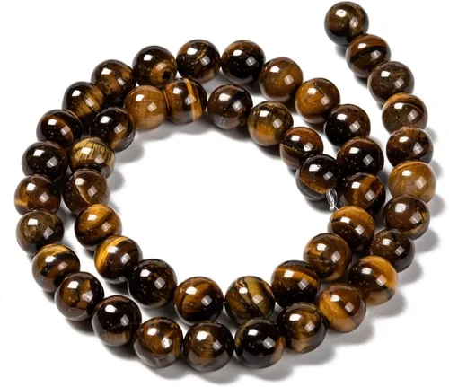 Miniatura 9 de KISSITTY 235 hebras de cuentas de seda negra natural esmerilada de 0.315 pulgadas / 0.315 pulgadas, cuentas de cristal de piedras preciosas mixtas