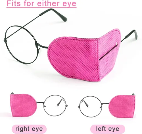 Miniatura 3 de 12 parches oculares para adultos y niños, parche médico para ojos, tratamiento de ojos perezosos, ambliopía y estrabismo, parche para ojos izquierdo