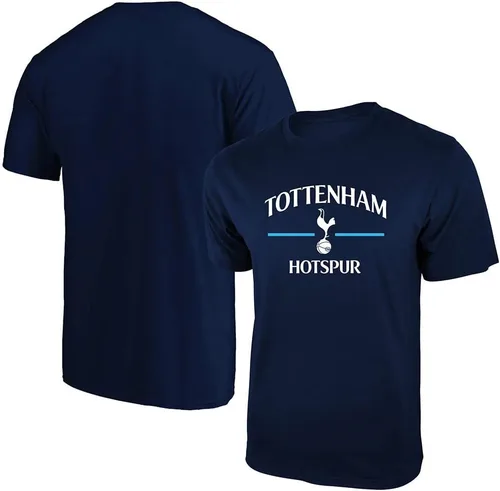Miniatura 3 de Icon Sports Mens Tottenham World Soccer Team Graphic Print Short Sleeve Cotton T-Shirt Gráfico/Azul marino