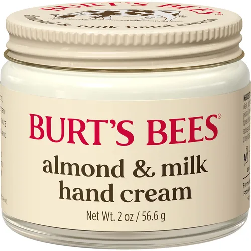 Burt's Bees Crema de manos de almendras y leche, 2 onzas