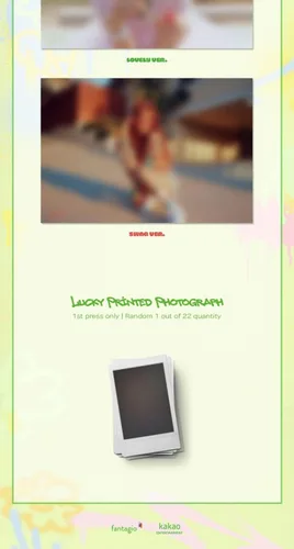 Miniatura 7 de WEKI MEKI Choi YooJung Girasol 1er álbum individual CD+Póster+Photobook+Fotografía impresa+Tarjeta fotográfica+Polaroid+Pegatina+Seguimiento