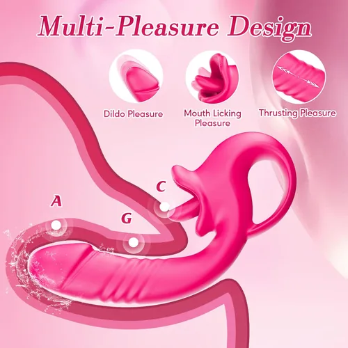 Miniatura 3 de Vibrador Consolador de Empuje Juguetes Sexuales para Mujeres, Consoladores Juguetes para Adultos Vibrador de Punto G y Estimulación Clitoral con 10