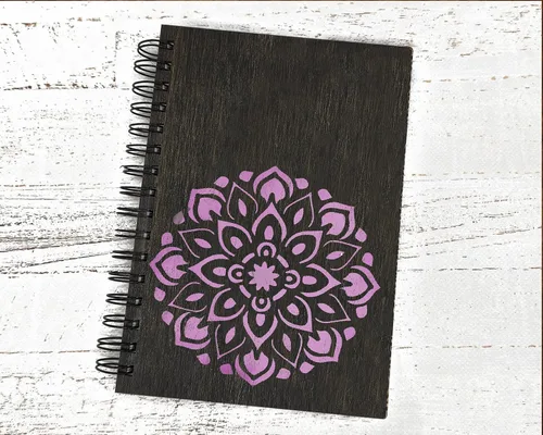 Miniatura 4 de DLY LIFESTYLE Plantilla de mandala para pintar en madera, lienzo, papel, tela, paredes y muebles, plantilla de flores, 6 x 6 pulgadas, plantillas