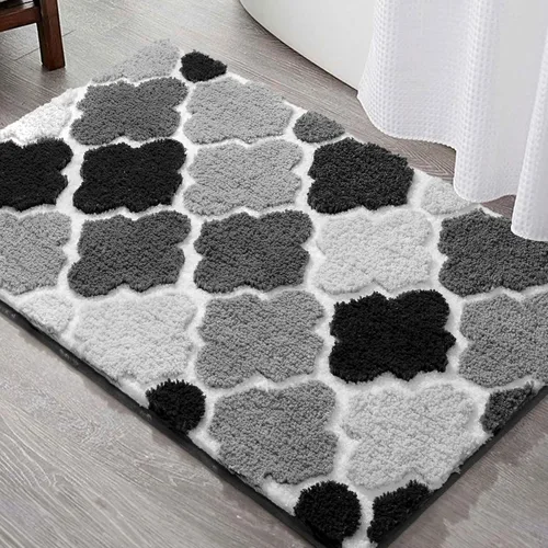Miniatura 13 de DEXDE Alfombras de Baño Corredor 24x47 pulgadas Alfombra de Baño Larga Antideslizante Suave Lavable Alfombras de Baño Grandes para Baño Dormitorio