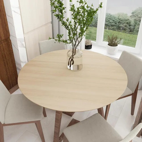 Miniatura 4 de Boobest 15.7"x354" Papel pintado de madera con textura para despegar y pegar - Papel de contacto de aspecto de madera beige para encimeras, vinilo