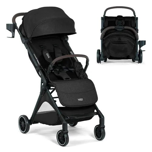 Miniatura 10 de Britax Juniper - Cochecito compacto para llevar, sistema Fastpack sin esfuerzo con RapidFold de una sola mano, portátil y ligero para viajes, asa