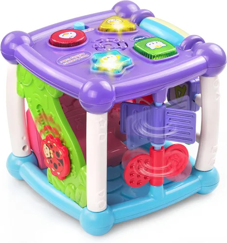 Miniatura 2 de Cubo de actividades VTech Busy Learners, morado, exclusivo en línea