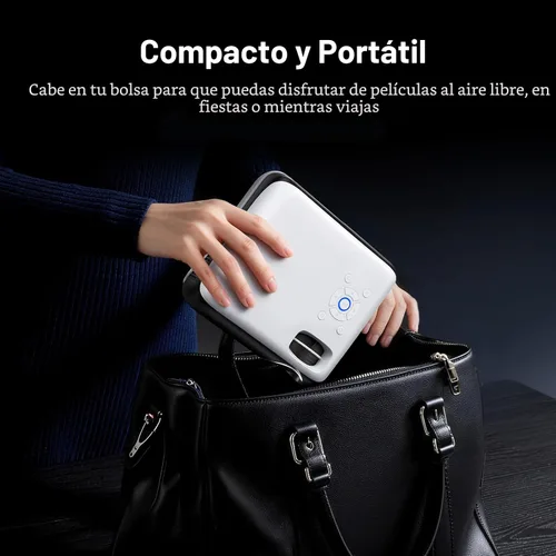 Miniatura 6 de Proyector inteligente oficial de Google TV, HAPPRUN 4K UHD Home Theater con sonido Dolby, Wi-Fi y Bluetooth, aplicaciones de transmisión integradas