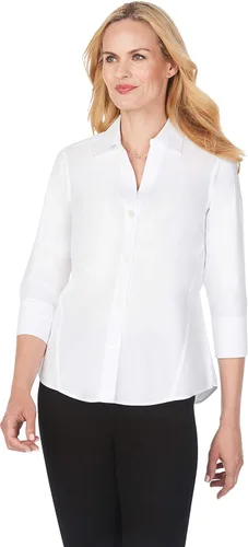 Miniatura 2 de Foxcroft - Camiseta de manga corta para mujer, sin hierro, sin necesidad de plancha