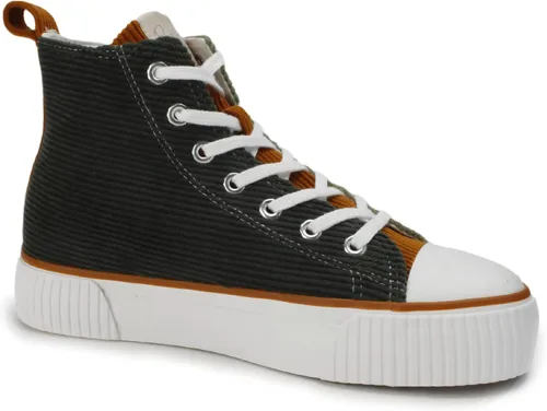 Miniatura 2 de PepStep Women's Fashion Platform High Top Sneakers, Cute Corduroy or Faux Lamb's Fur UpperMemory Foam Insole,Trendy Slim Shoe Lace